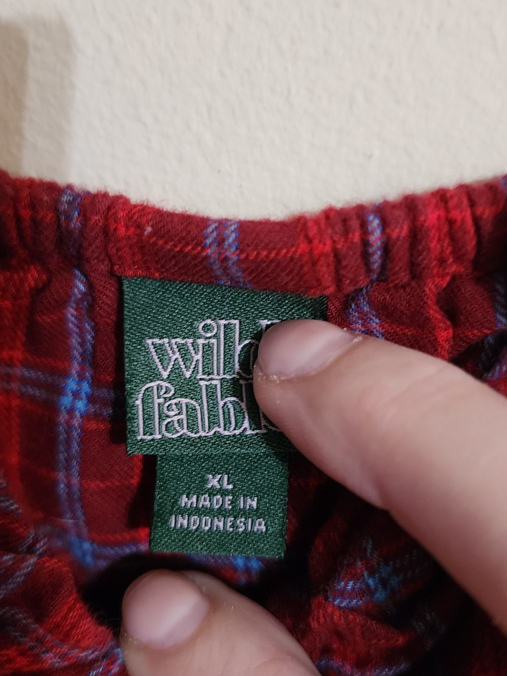Wild Fable Red Blue Plaid Tie Front Babydoll Mini Dress XL - Picture 3 of 5